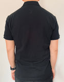 MALHKEBRE "CROWN & NAILS" POLO SHIRT - BLACK - POD