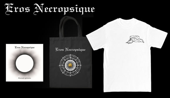 EROS NECROPSIQUE - 2 x LP + T-Shirt + Totebag + Metal Pins - BUNDLE - PRE-ORDER