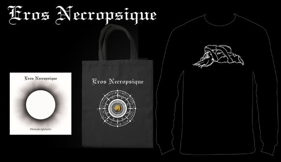 EROS NECROPSIQUE - 2 x LP + Long Sleeve + Totebag + Metal Pins - BUNDLE - PRE-ORDER