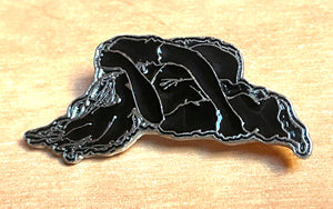 EROS NECROPSIQUE "DEPRESSION" METAL BADGE PIN