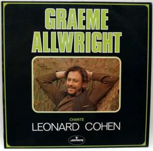 Graeme Allwright "Chante Leonard Cohen" LP