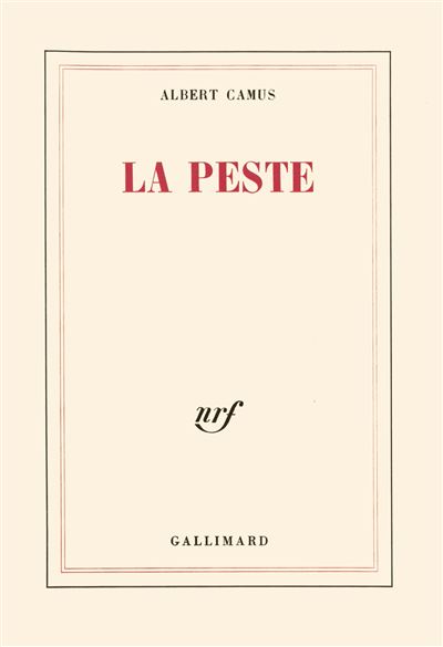 ALBERT CAMUS - LA PESTE - LIVRE