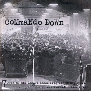 COMMANDO DOWN - VARIOUS ARTISTS - SPLIT - 7"EP