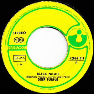 DEEP PURPLE - BLACK NIGHT - EP - 7"EP