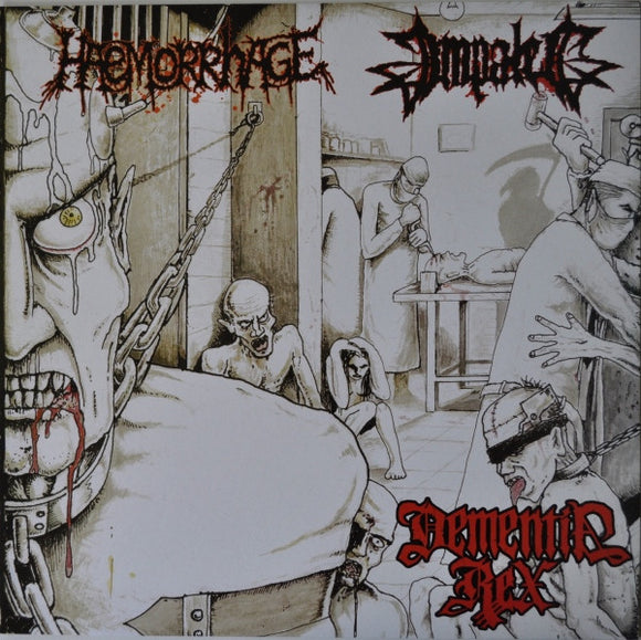 HAEMORRHAGE / IMPALED - DEMENTED REX - LP