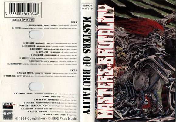 MASTERS OF BRUTALITY - VARIOUS ARTISTS - Tape