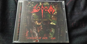 SODOM "SCREAMS OF HATE" CD